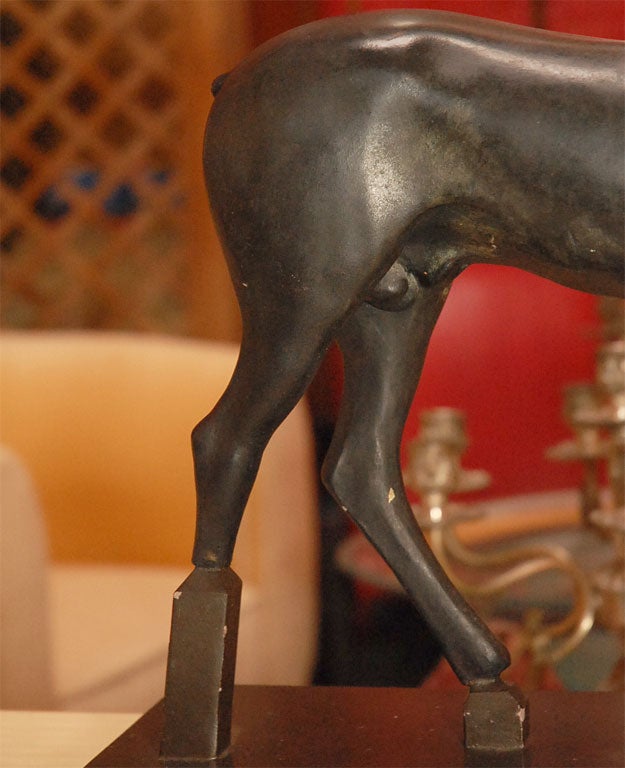 American Terracotta Horse Sculpture For Sale