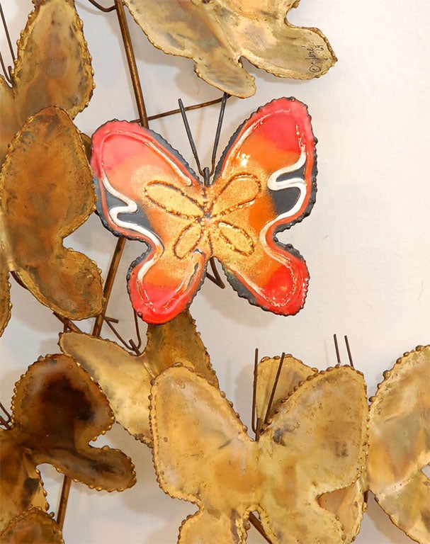 Curtis Jere Butterfly Sculpture In Excellent Condition In Beverly Hills, CA