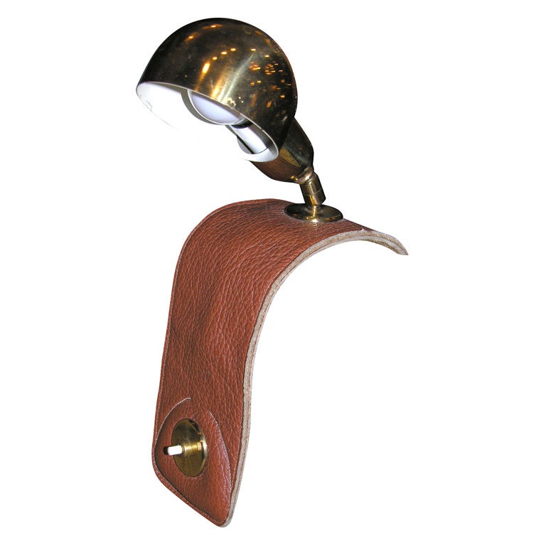 Rare “Armrest” Lamp by Caccia Dominioni for Azucena