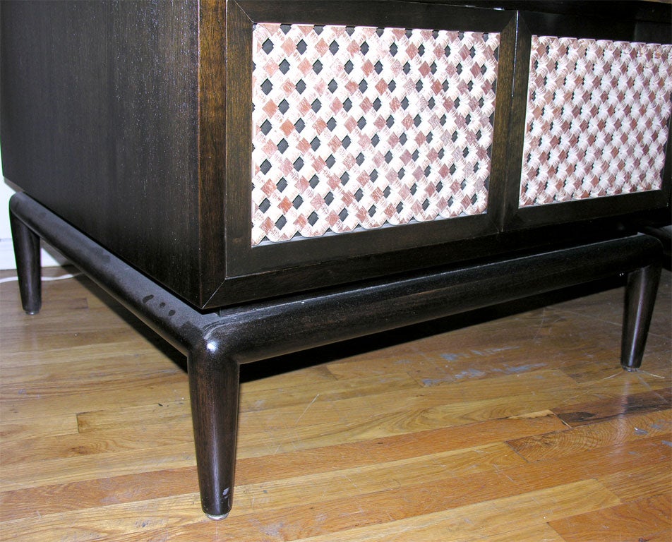 Pair of Monteverde-Young mahogany end tables