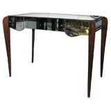 Mirrored vanity with cabriole legs