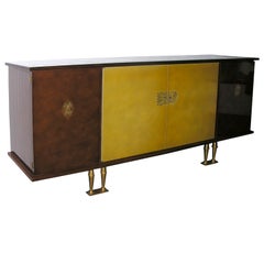Fine lacquer Cabinet By Leleu