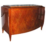 Two-door bow-front Art Deco Cabinet