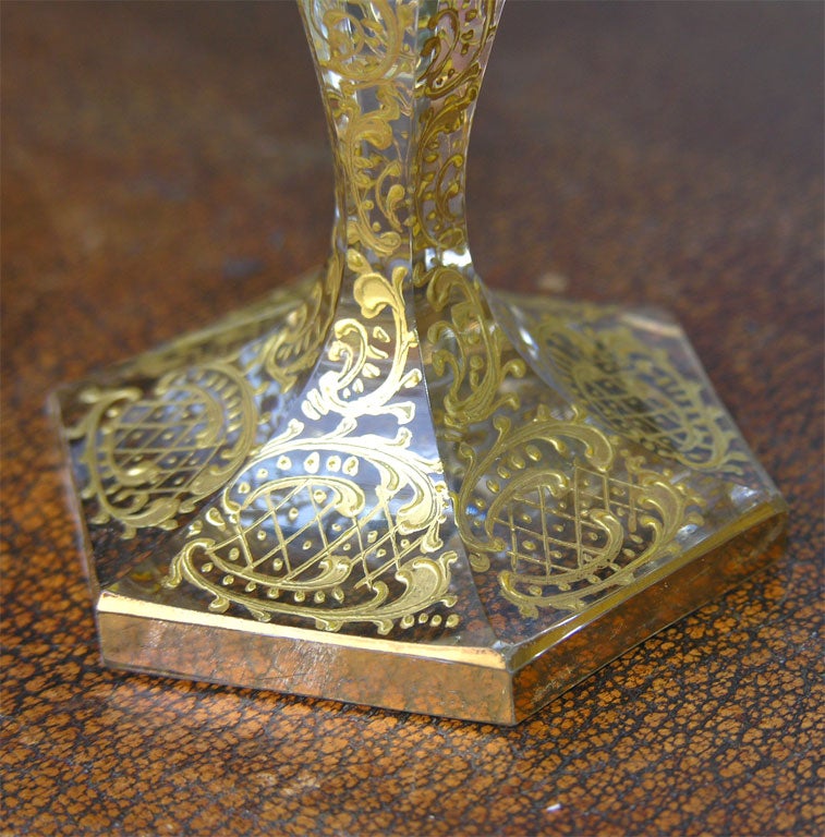 Set of 12 Antique Bohemian Glasses