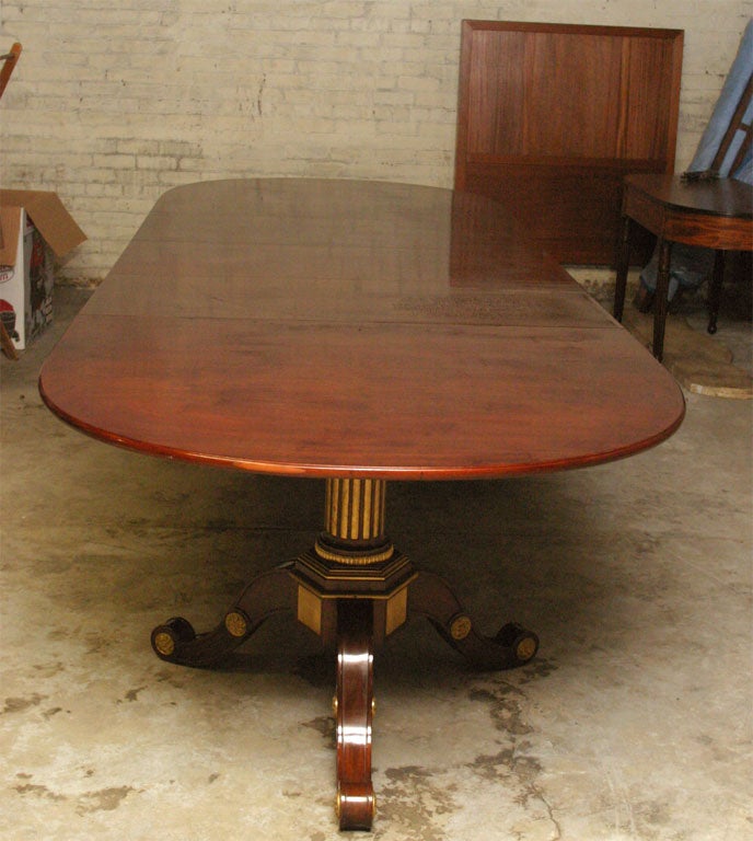 French Empire Style Dining Table by Frederick  P. Victoria