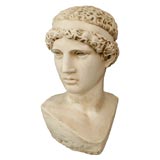 LIFESIZE HEAD OF ATHENA LEMNIA REPRODUCED IN ROME, ITALY
