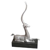 REDUCED !  A VERY LARGE  DECO GAZELLE WITH  ATTITUDE