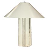 Vintage Ron Mann Stone Fluted Table Lamp (Ref. # RMD102T)