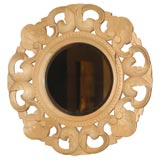 Carved Shell Mirror