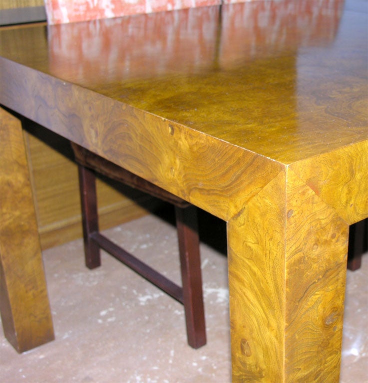 Parsons style dining table with two 22