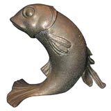 Austrian Bronze Figural Fish Wine Cooler