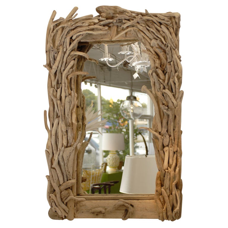 Driftwood Mirror For Sale at 1stDibs