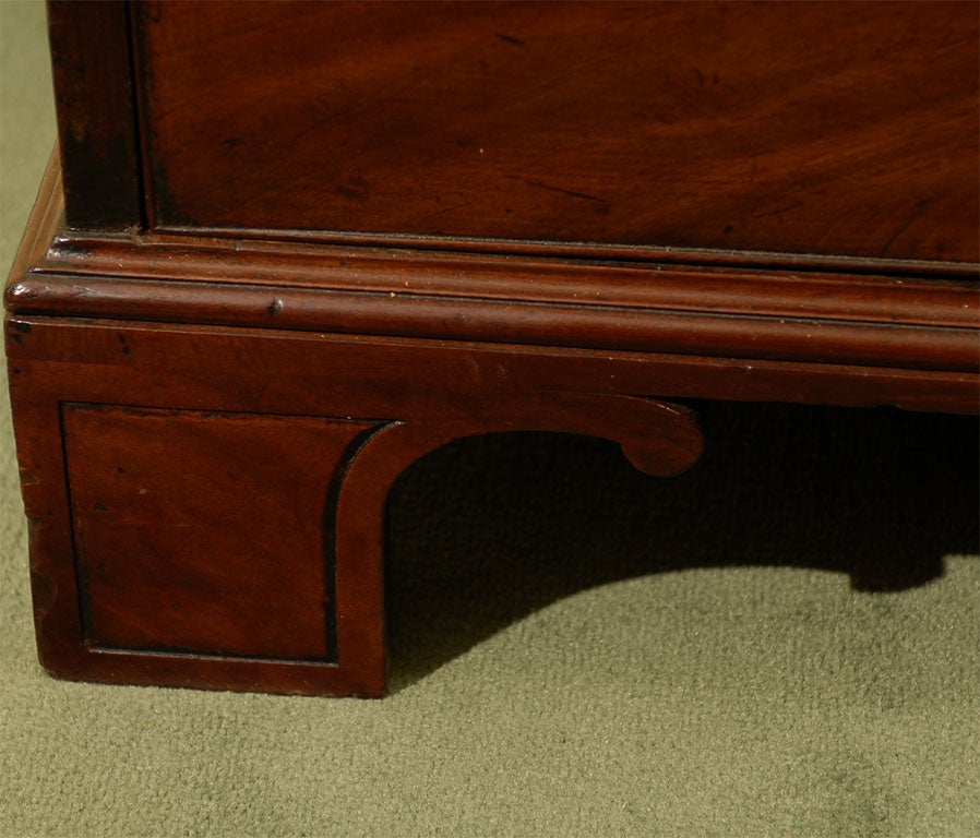 18th Century and Earlier George III Period Mahogany Secretary Bookcase For Sale