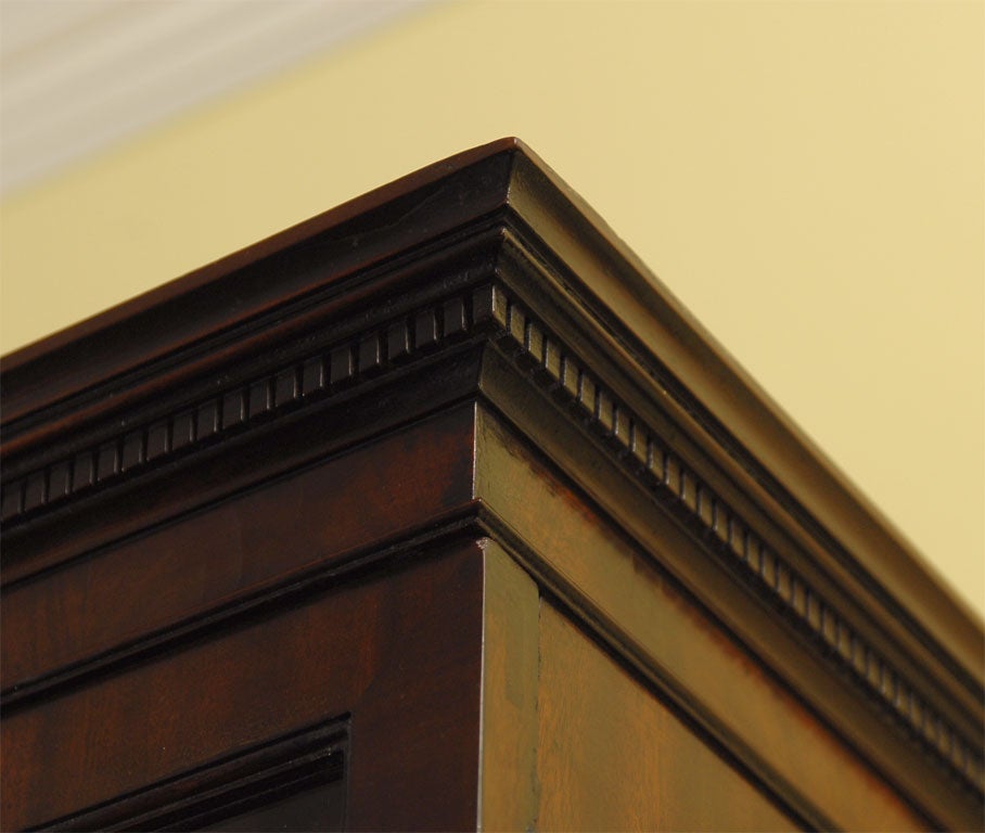 George III Period Mahogany Secretary Bookcase For Sale 4