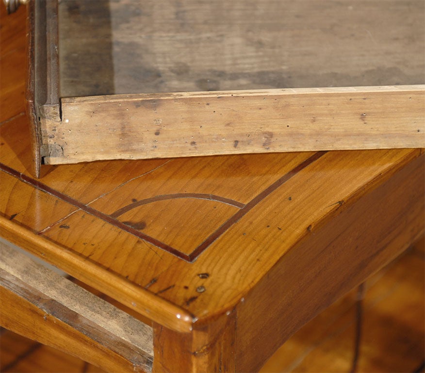 18th Century and Earlier Louis XV Inlaid Side Table in Fruitwood, c. 1760