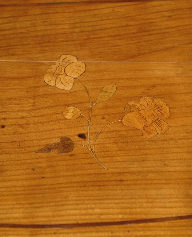 Louis XV Inlaid Side Table in Fruitwood, c. 1760 2