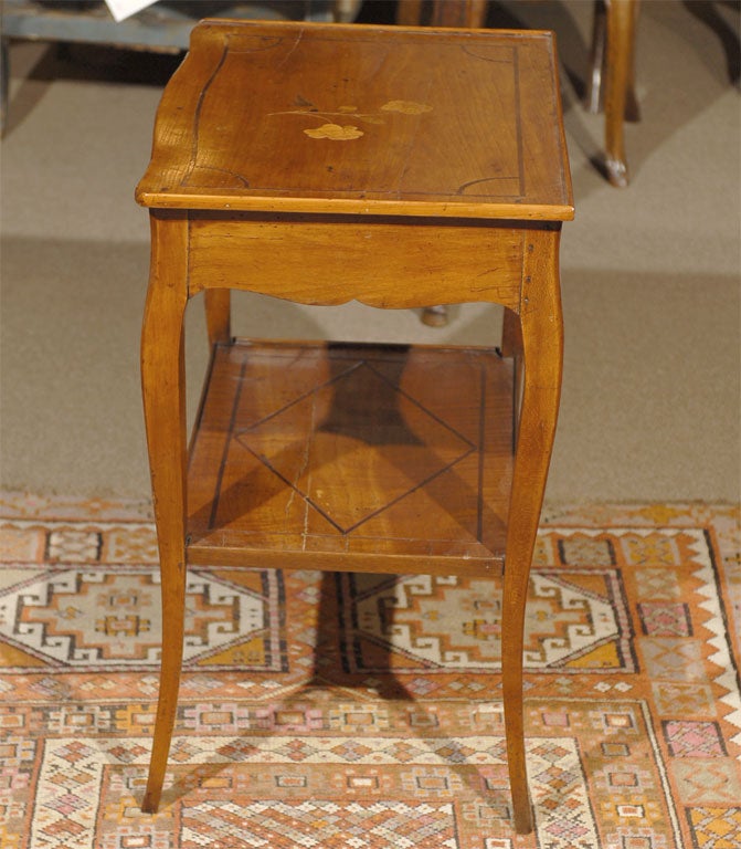 Louis XV Inlaid Side Table in Fruitwood, c. 1760 6