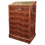 French Charles X Mahogany LIbrary Stand