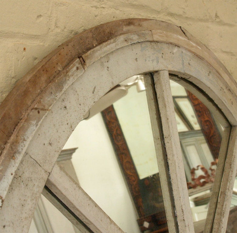 19th Century Pair of mirrored fan lights For Sale