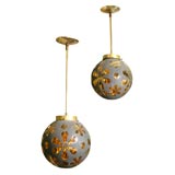 "FLOWER POWER"  FRENCH CEILING LIGHTS