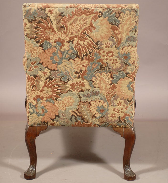 English George III Gainsborough Arm Chair in Mahogany, c. 1760