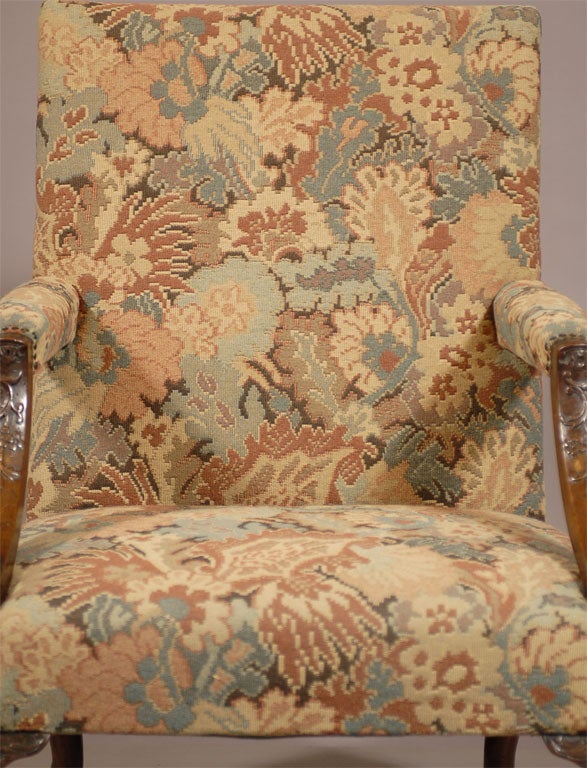 George III Gainsborough Arm Chair in Mahogany, c. 1760 2