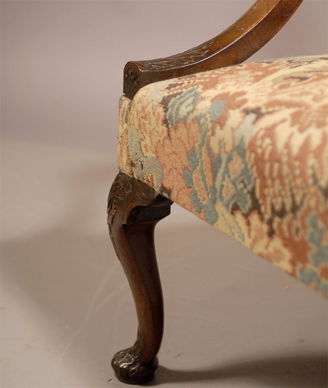 George III Gainsborough Arm Chair in Mahogany, c. 1760 6
