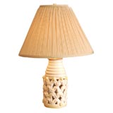 French 40's ceramic lamp