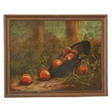 19THC STIIL LIFE OIL PAINTING