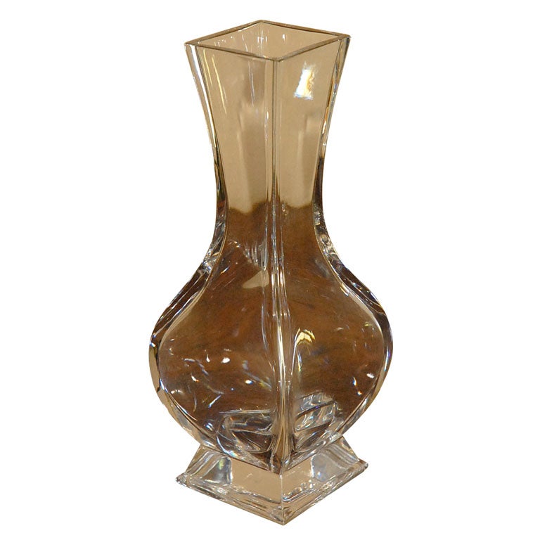 Baccarat flower vase
