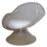A Laverne Invisible Lucite Armchair.