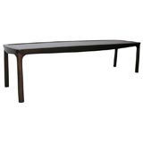 A Dunbar Long Shaped Low Table.