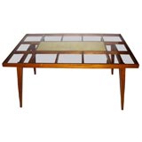 Italian dining table withgrid top