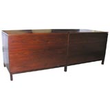Rosewood Florence Knoll double dresser-1950's