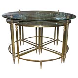 Cocktail Table with Four Nesting Tables