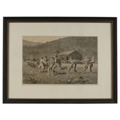 "Crack the Whip" by Winslow Homer for Harper's Weekly Magazine