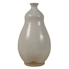 Rare White Vase by Ben Owen III, 2001