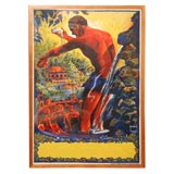 Original Lithograph of  Poster from 1928