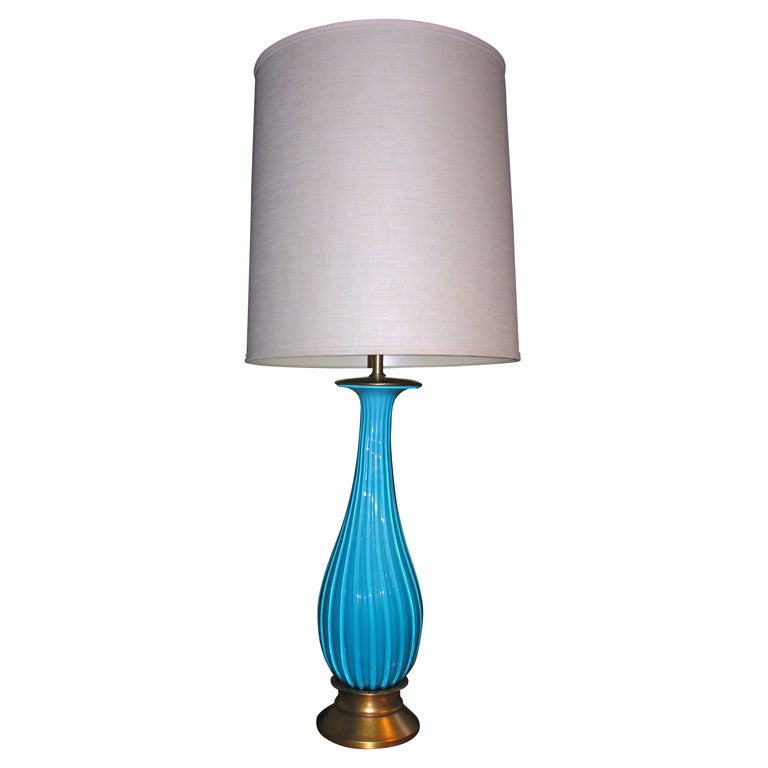 Venetian Murano Glass Lamp