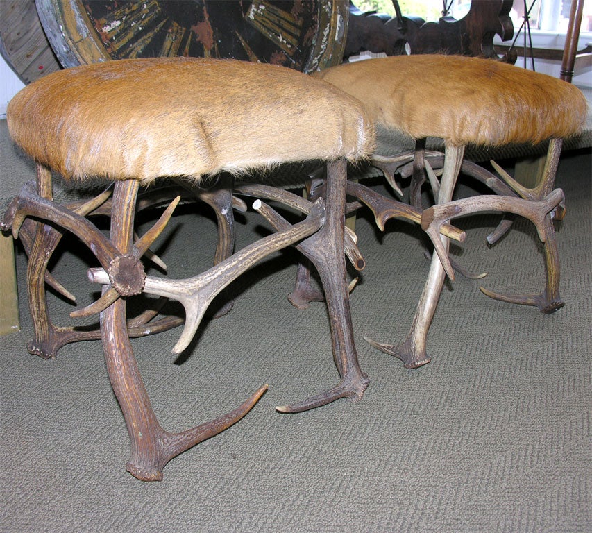 A perfect pair of rustic beautifully handcrafted benches compliment  any decor.