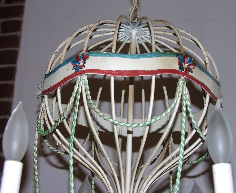 Mid-20th Century Hot Air Balloon Chandelier