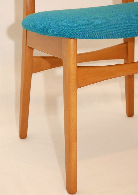 Set of 6 Hans Wegner CH-30 Dining Chairs In Excellent Condition In Los Angeles, CA