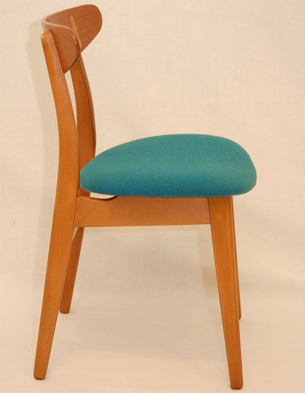 Mid-20th Century Set of 6 Hans Wegner CH-30 Dining Chairs