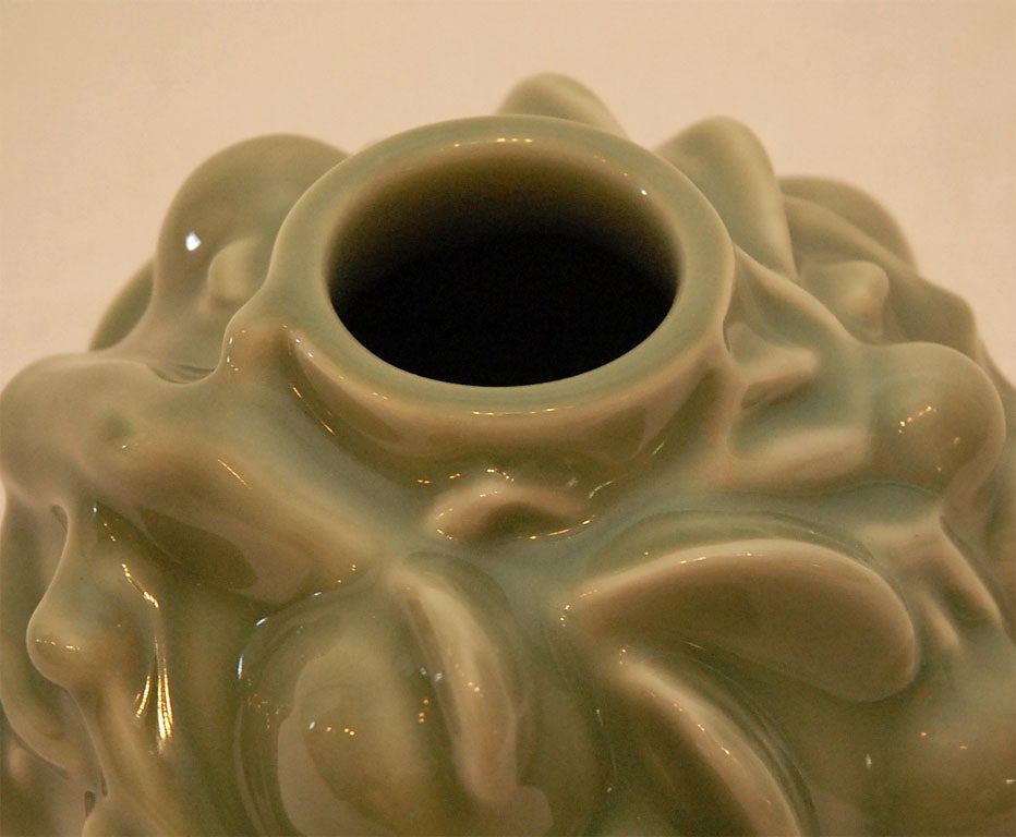 Ceramic Axel Salto Celedon Vase