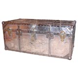 Vintage Aluminum Cargo Trunk
