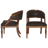 Pair of Gustavian Tub Chairs-