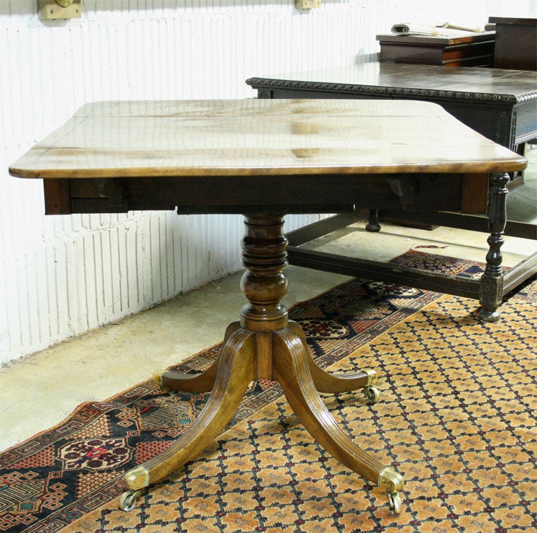 Mahogany Drop Leaf Table For Sale 3