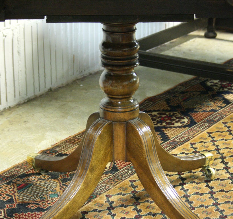 Mahogany Drop Leaf Table For Sale 4