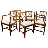 Set of Six Mahogany Chairs