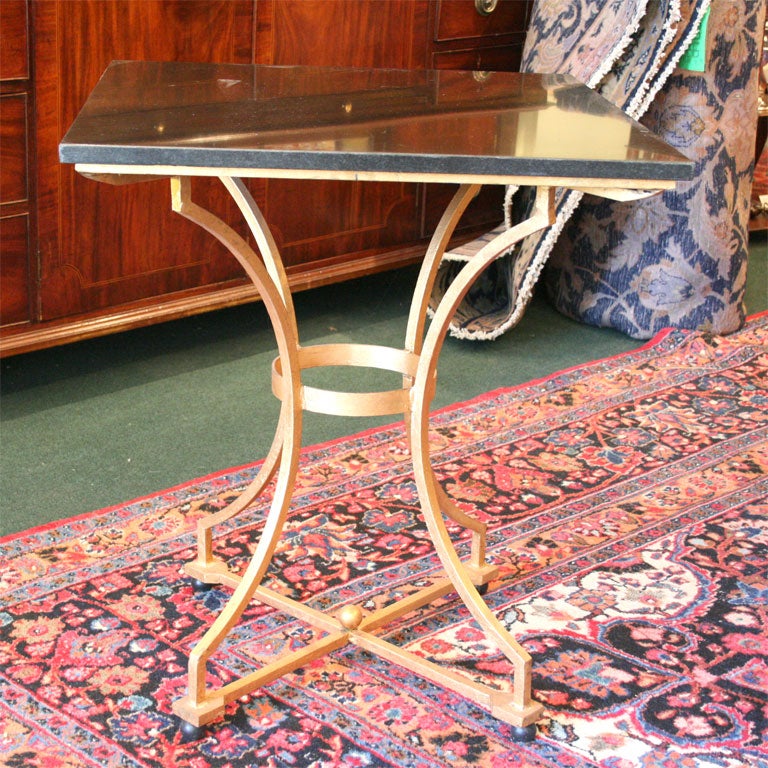 Gilt Iron Side Table